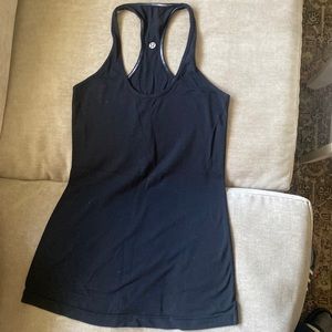 LuLuLemon Cool Racerback Tank Top size 6 Black